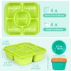 Caperci Original Lunchable Snack Containers for Kids & Adults -