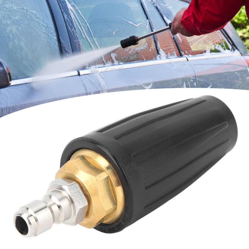 Pressure Washer Turbo Nozzle 1/4in Quick Connect Ceramic Core Copper