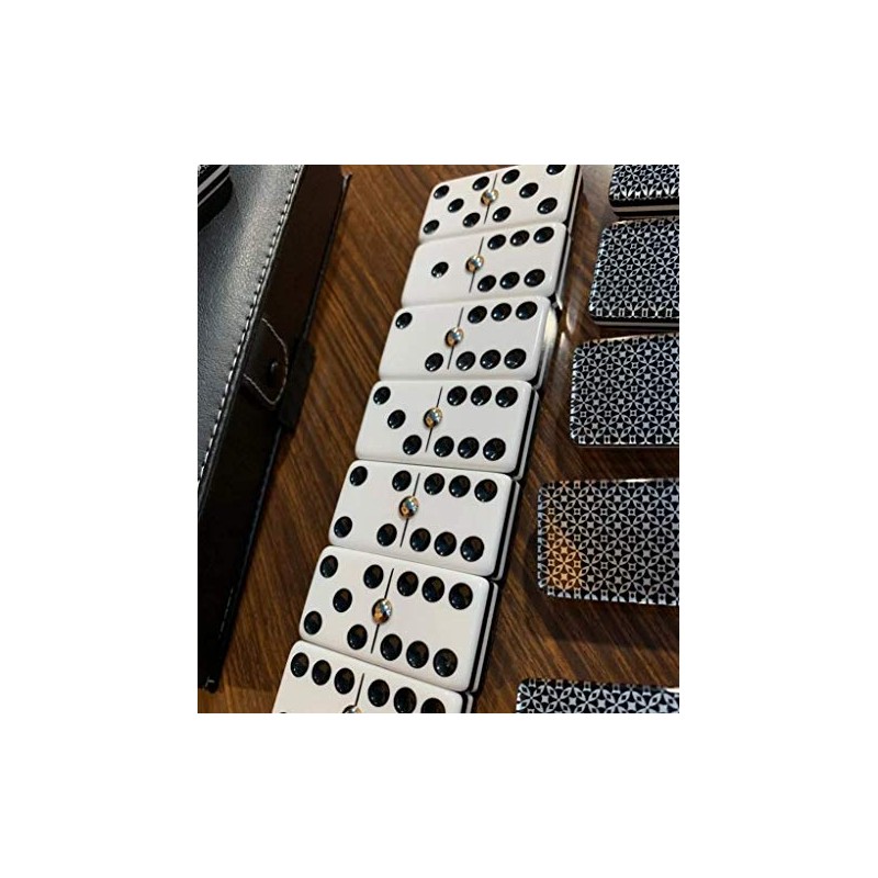 Domino Ingles 5 Capas Baraja Plata