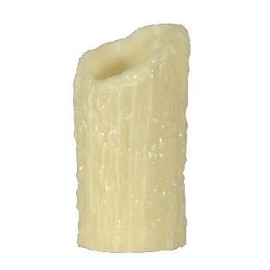 B&P Lamp® Large Dia., Ivory Melting Candle Covers, 3" O.D. X 4" Ht. X 2 5/16" I.D.