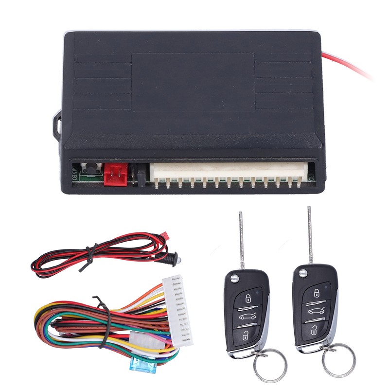 Universal Remote Control Security Door Lock Kit Auto Keyless Entry