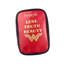 Benefit NEW Benefit Cosmetics W Wonder Woman Makeup Bag Case Love Truth Beauty