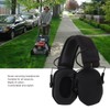 Noise Reduction Electronic Earphones Noise Reduction Foldable ABS Adjustable Headband