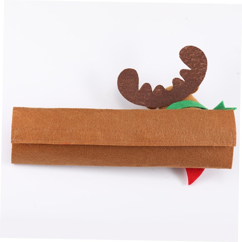 Hohopeti Christmas Storage 3 Pack Iridescent Snowman Refrigerator Handle Covers