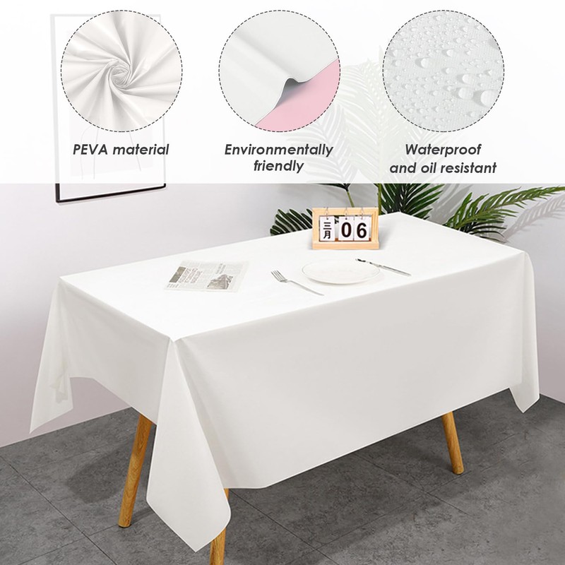 EPCDBBRT 4 Pieces Paper Tablecloth Roll, Birthday Tablecloth, Square Tablecloth,
