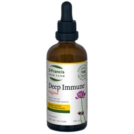 St. Francis Herb Farm Deep Immune® Original Tincture– Natural Immunity Booster - Helps Prevent or Limit Colds, Flu and Respiratory Infections – Organic Herbs, Non GMO, Vegan, Dairy Free –– 100 mL