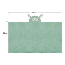 PEGGS Toalla De Baño Con Capucha Para Niños Bebé Manta De Franela