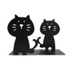 Cat Bookends, Cute and Thickening Metal, Sturdy Durable, Book Organizer