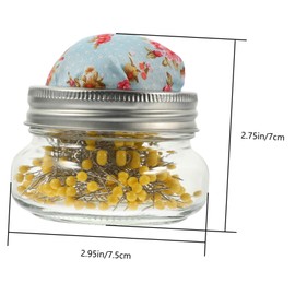 DOITOOL 1 Set Sewing Pin with Needle Cushion and Storage Box for DIY Crafts Cross Stitch and Embroidery for Sewing Enthusiasts and