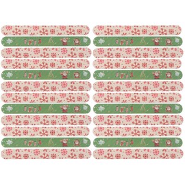 CLISPEED Nail File: 12pcs Christmas Nail Files Kit Double Sided Grit Nail Files Emery Boards for Natural Nails Manicure and Pedicure Tools Random Style Holiday Nail Art DIY and Salon