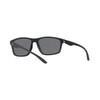 A|X ARMANI EXCHANGE Men's Ax4122s Square Sunglasses, Matte Black/Light Grey