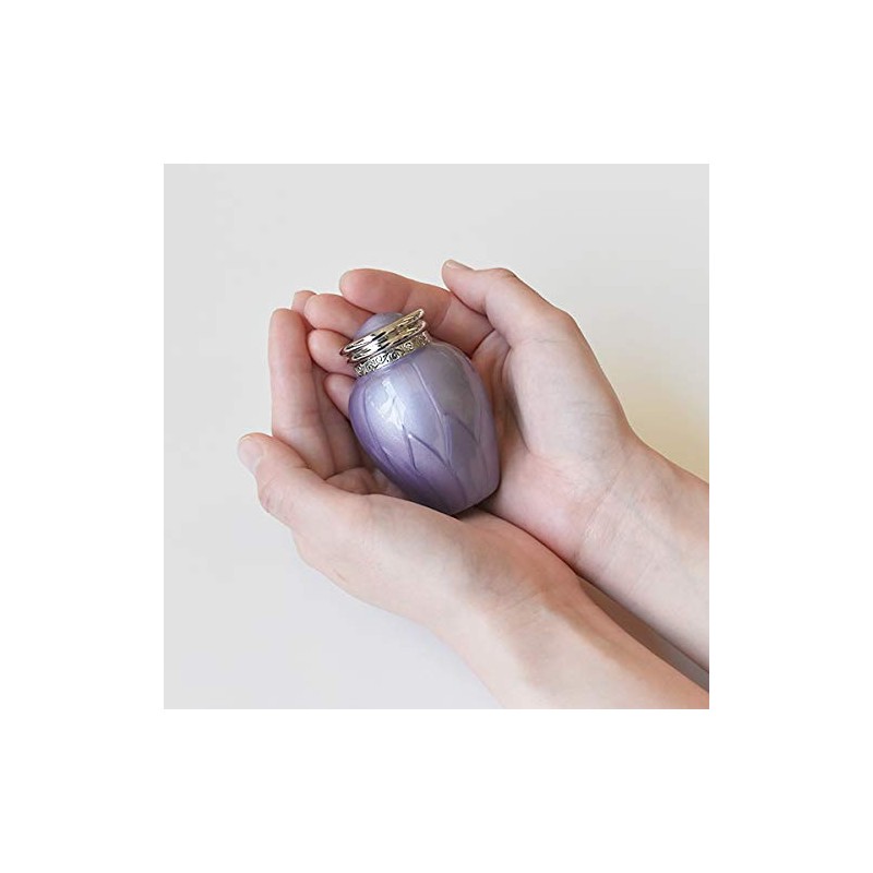 Mirai Sosu T-904S Mini Urn Pearl Blessing Lavender, Brass Screw