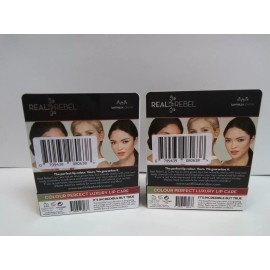 Real Rebel 2 Pack - Real Rebel - Colour Perfect Luxury Lip Care - From Green To Perfect Red