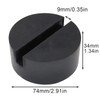 Universal Rubber Jack Pad Support Pinch Weld Slotted Floor Frame