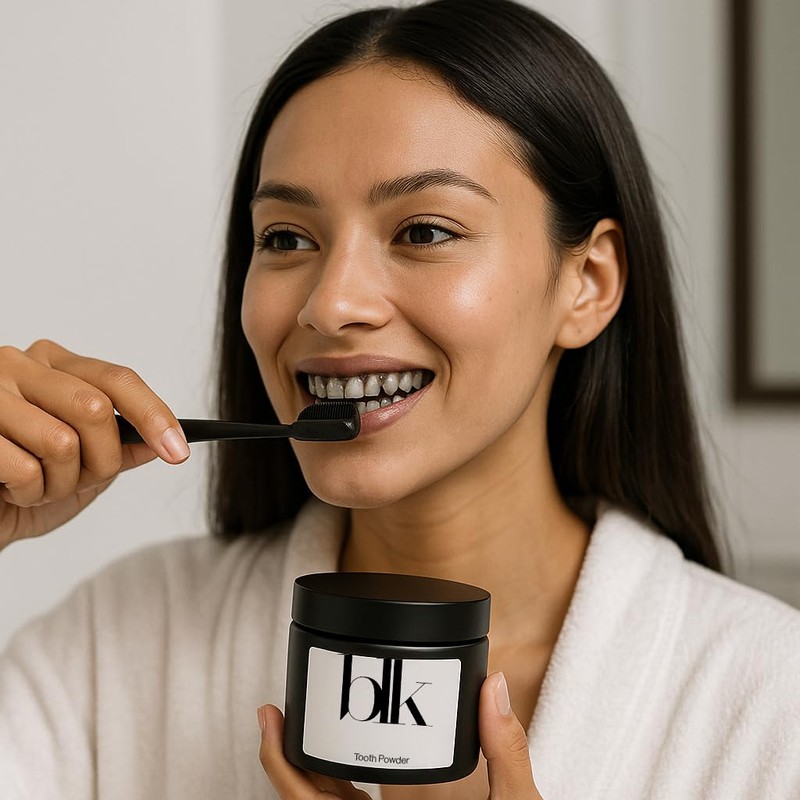 Premium Activated Charcoal Natural Coconut Teeth Whitening Powder - Safe
