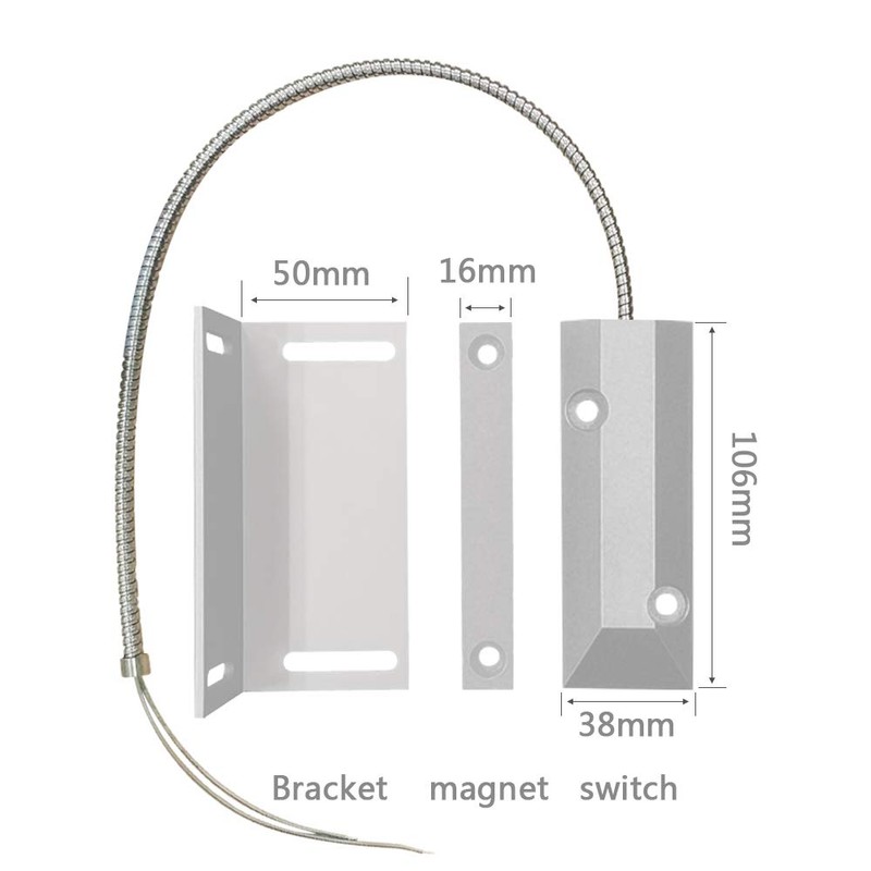 Alarm Magnetic Contacts for Roller Shutter Garage Door Switch Sensor