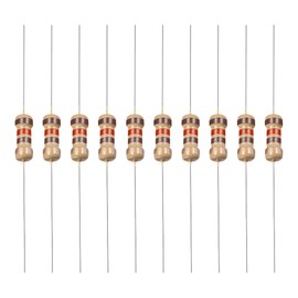YOKIVE 100 PCS Carbon Film Resistors, 1/4W 120 Ohm 5% Tolerances Resistor, Good for DIY Electronic Projects (4 Color Band, 1.77x0.09-Inch)