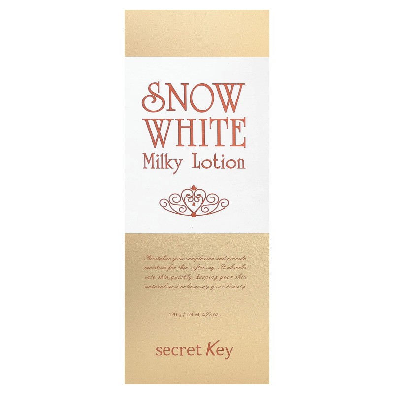 Snow White Milky Lotion, 4.23 oz (120 g)