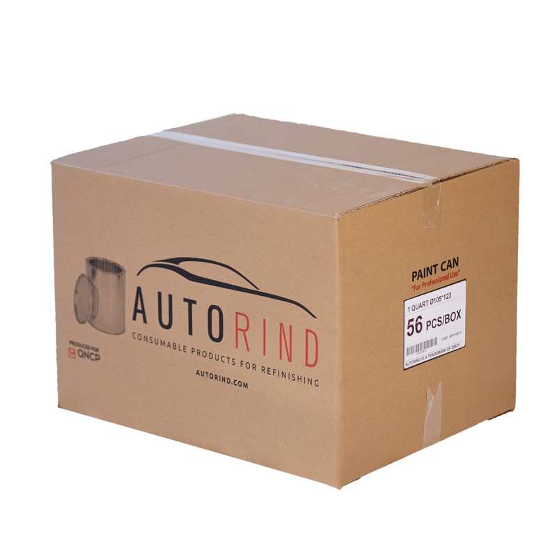 AUTORIND Metal Quart Size Paint Can, Empty Quality Tinplate Unlined