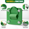 MooXHAI 2 Pcs D Ring Anchor Plate l Concrete Plate
