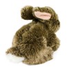 Teddys Rothenburg Cuddly Toy Rabbit Lying Down Dark Brown 18