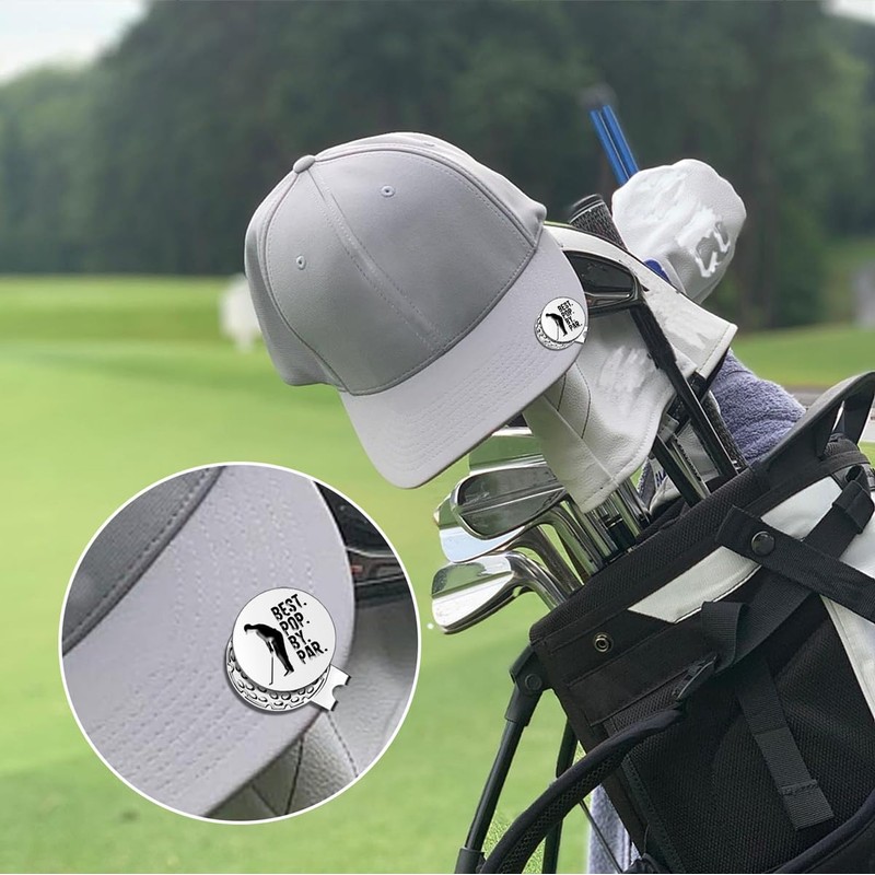 Pishovi Best Pop by Par Funny Golf Ball Markers, Magnetic