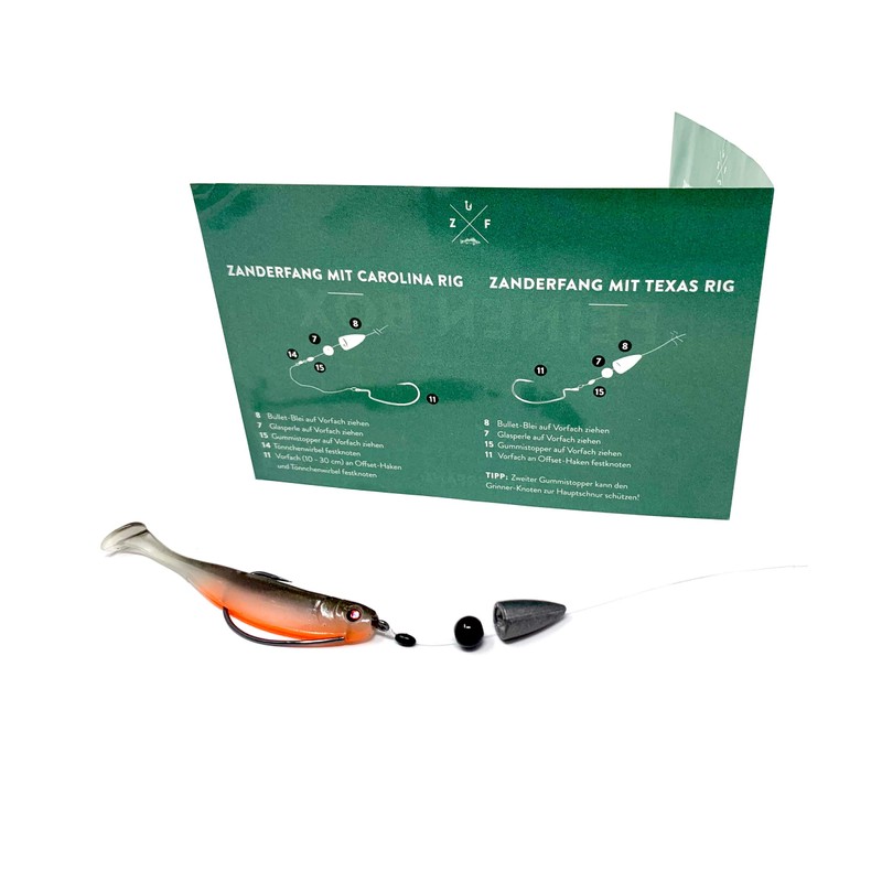 Zanderfang - Finesse Box 95 Pieces - 30 Rubber Fish