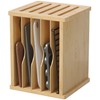 tonchean Wooden Cabinet Tray Dividers 6 Tier Baking Cookie Sheet