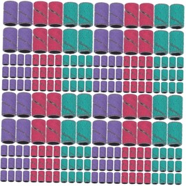 Healvian Sanding Bands Nail Polishing Sleeves for Electric Drill Fine Grits for Manicure Pedicure for Home Salon Use