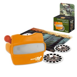Dinosaur 3D viewer with High Definition 21 Images, Viewfinder for Kids & Adults, Science STEM Educational Classic Slide 3D Reel Viewer, Retro Vintage Toys