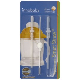 Innobaby Sippin Smart EZ Flow Replacement Straws, 2 Count