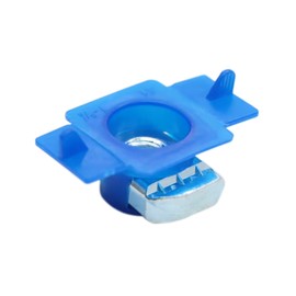 Abeicy Strut Nuts with Twist Tab, 1/4"-20 Thread Strut Channel Nuts with Zinc Electroplate for Use with Strut Channel,100 Packs