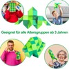 ECHOCUBE Magic Snake Cube, 48 Blocks Magic Snake Ruler Twist