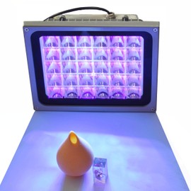 FUNGDO 395nm/405nm Mixed UV Light 300W Light Affect with Spotlight Cub for Curing UV Resin 3D Printing Resin Make DIY Curing Station of LCD/DLP/SLA 3D Printer