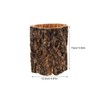 Natural Cork Bark Round Reptile Hideout-Hollow Tree Trunk Climbing Hide-Wooden