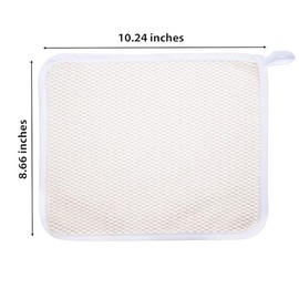 Evriholder Paradiso Paños de Lavado exfoliantes de Tela Suave con Textura Doble para Cara y Cuerpo, Paquete de 3                                      