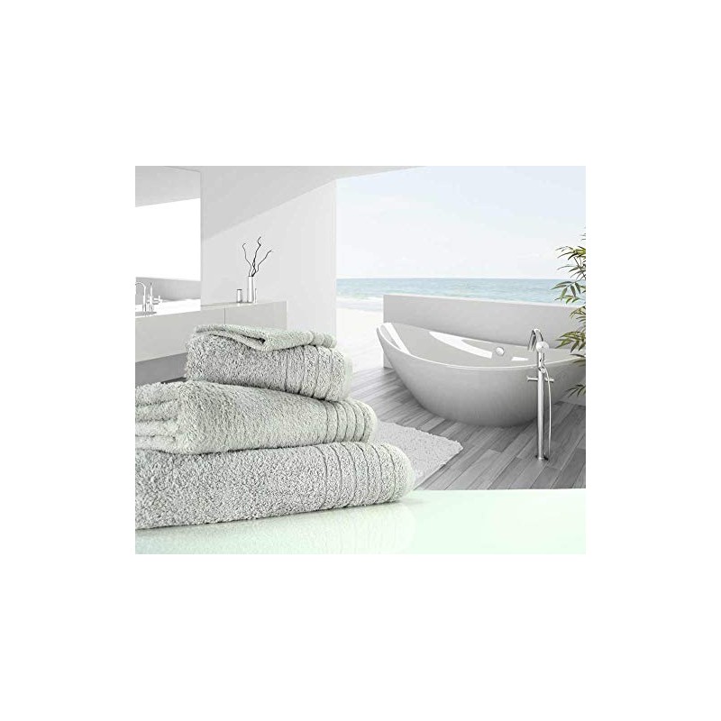 Luxury linenHall 650gsm Plain Silver Grey Bath Towel (SEE SIZE