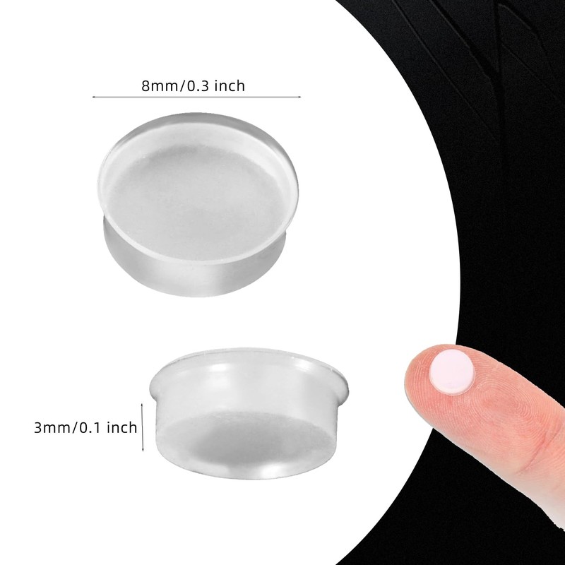 26 Pieces Silicone Flute Plug and Key Cover, 8 mm