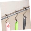 BUGUUYO 10pcs Stainless Steel S Hooks Hanging Hooks for Kitchenware