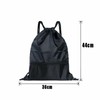 Drawstring Backpack Waterproof Drawstring Bag String Bag with Zipper Sport