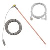 Grounding Rod with 2Pcs Ground Wire, Connects Your Body to