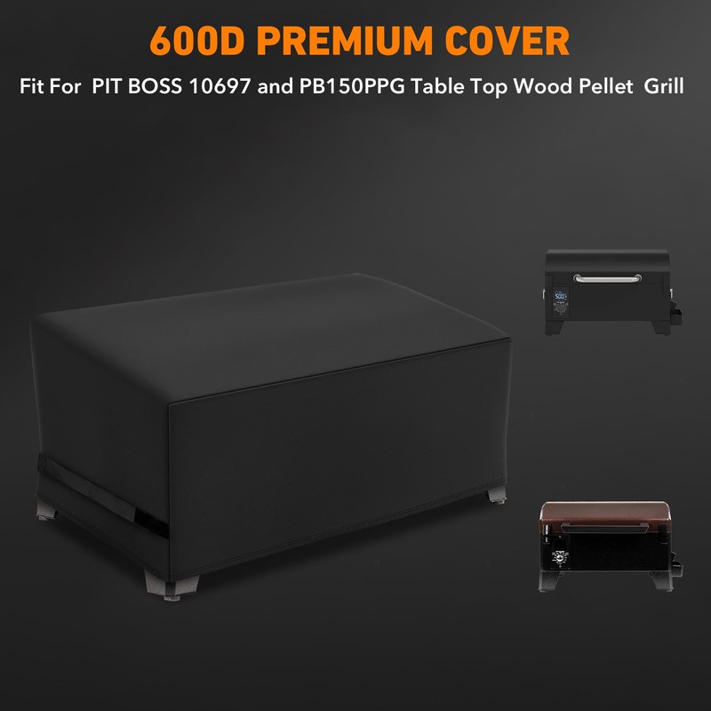 Heavy Duty 600D Polyester Cover Compatible with Pit Boss Portable