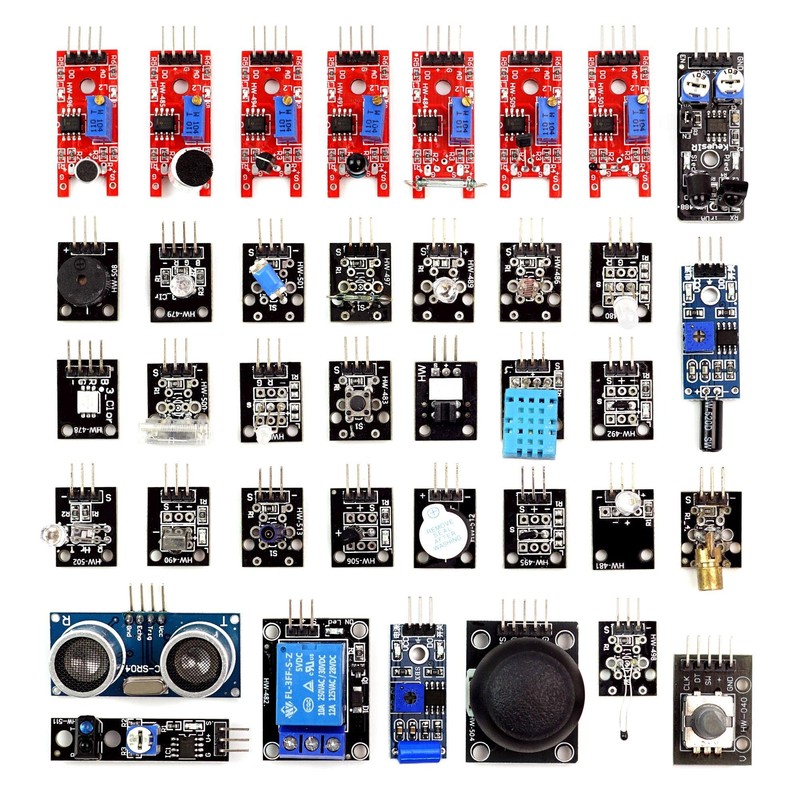 BerryBase 36-Piece Universal Sensor Kit for Arduino and Raspberry Pi