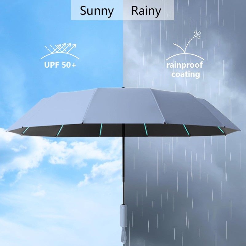 Repel Umbrella Windproof Travel Umbrellas for Rain - Easy Auto