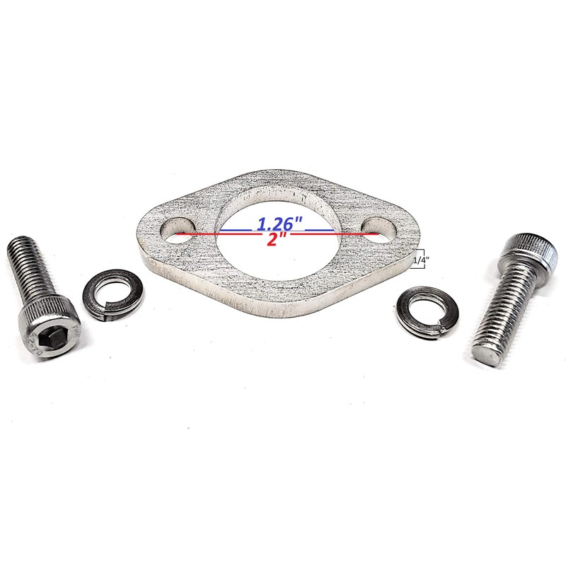 Stainless Steel Exhaust Flange for: Predator 420cc & 301cc, GX270,