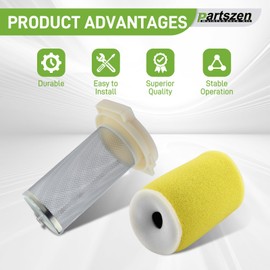 partszen 1YW-14458-01-00 Air Filter Guide Kit End Cap