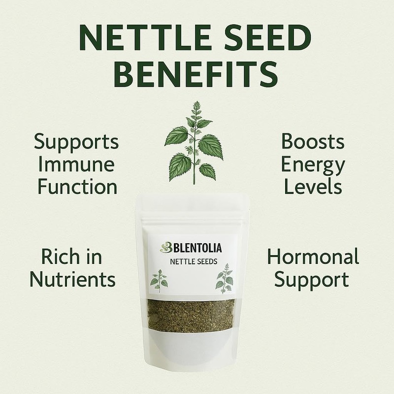 Blentolia Nettle Seeds – 100% Natural & Raw – Supports
