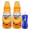 International Delight Int'l Delight Caramel Macchiato Liquid Coffee Creamer 32 oz 2 Pack with Bottle