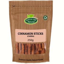 Cinnamon Sticks (Cassia) 250g by Hatton Hill