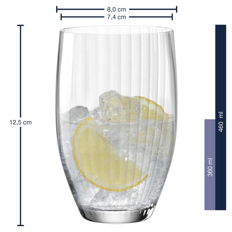 LEONARDO HOME 69171 Poesia Drinking Glass 460 ml, 1 Series,